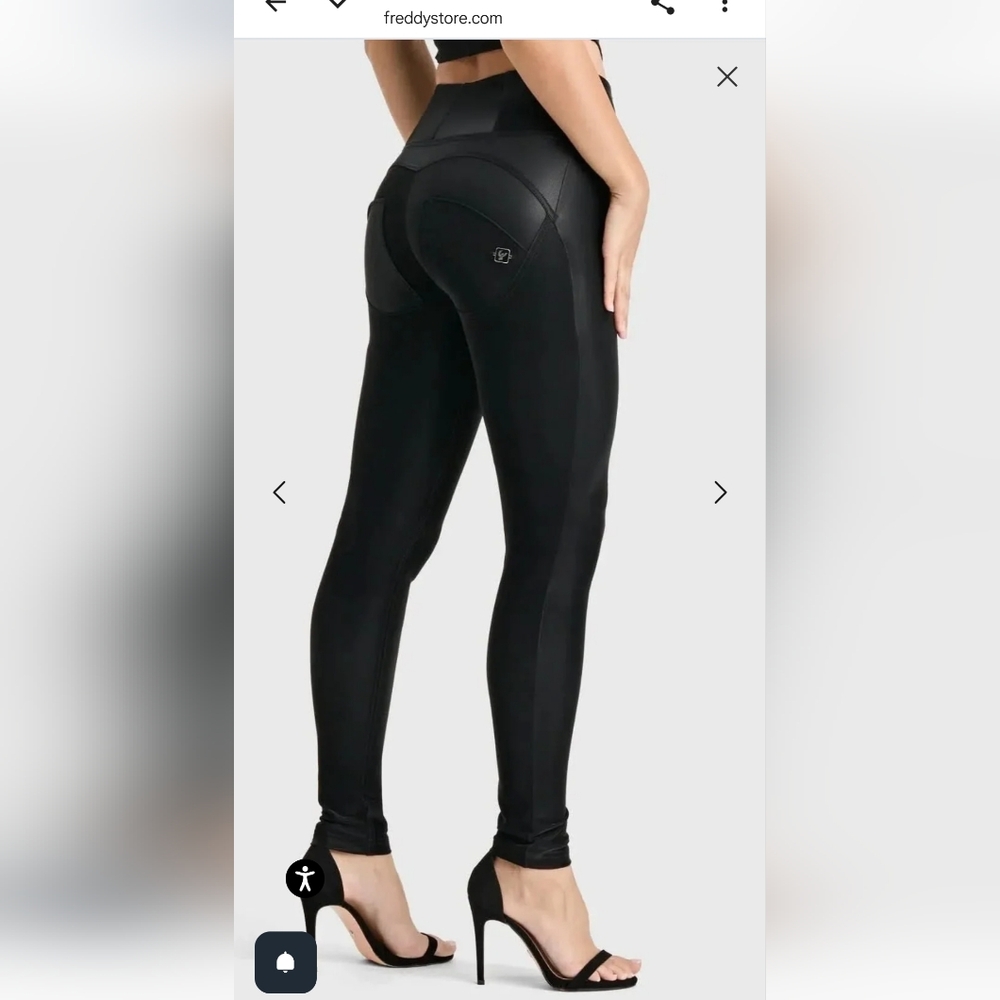 Freddy Women's Black Leggings - Picture 2 of 10